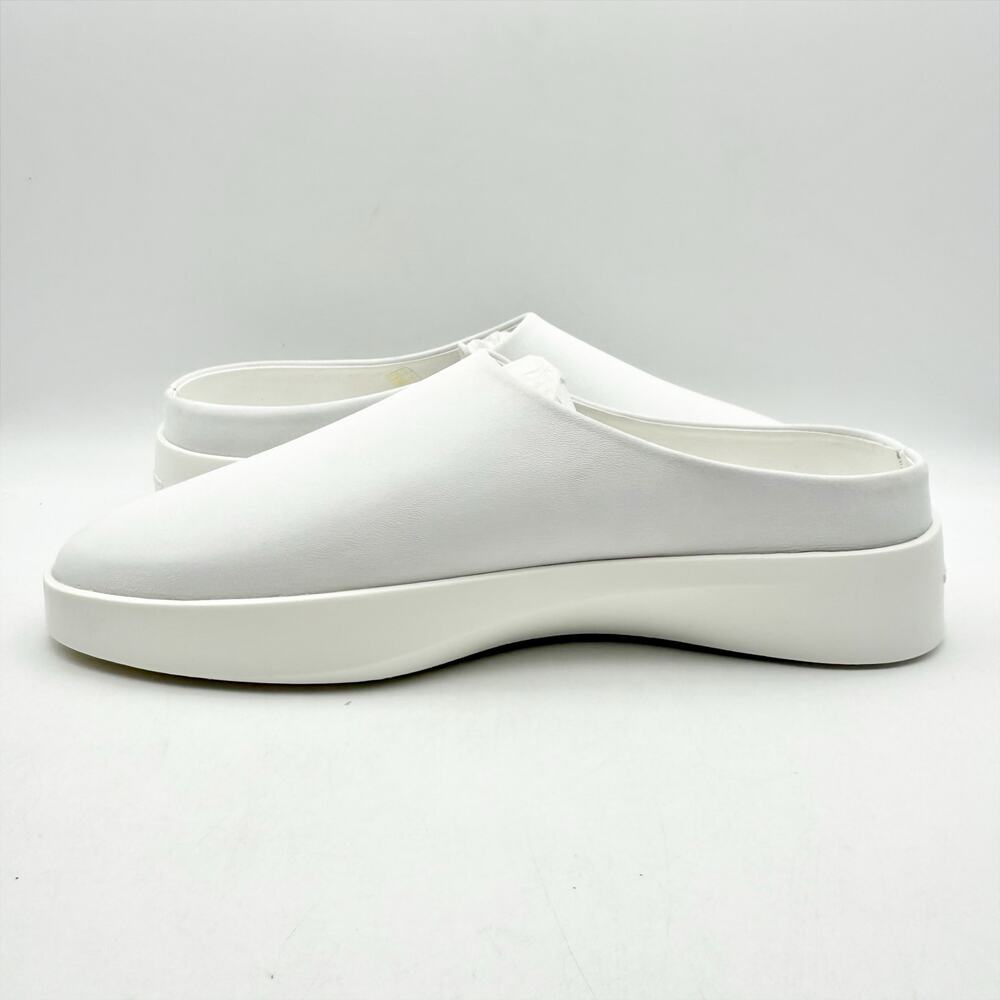 Wolf & Shepherd Cruise Mule Slip On Shoes Mens 7.5 Womens 9 White Leather NIB - Picture 9 of 14